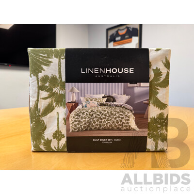 Linenhouse Tourelles Quilt Cover Set - Queen