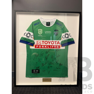 2024 Canberra Raiders Jersey - Signed and Framed