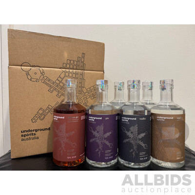 Underground Spirits Mixed Gin & Vodka - Pack of 6   I