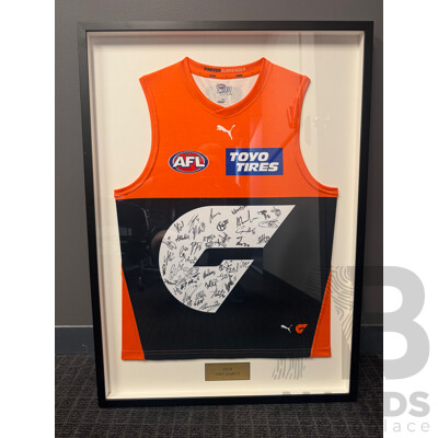 2024 GWS Giants Jersey - Signed and Framed