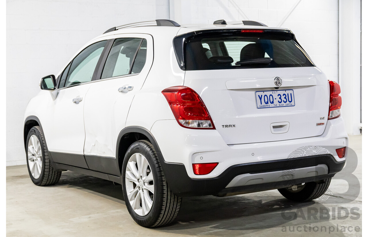 9/2019 Holden Trax LTZ (FWD) TJ MY20 4d Wagon Summit White Turbo 1.4L