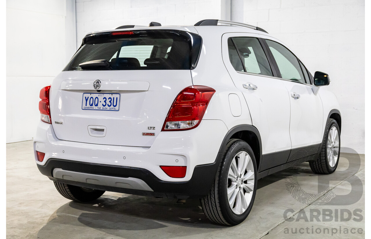 9/2019 Holden Trax LTZ (FWD) TJ MY20 4d Wagon Summit White Turbo 1.4L