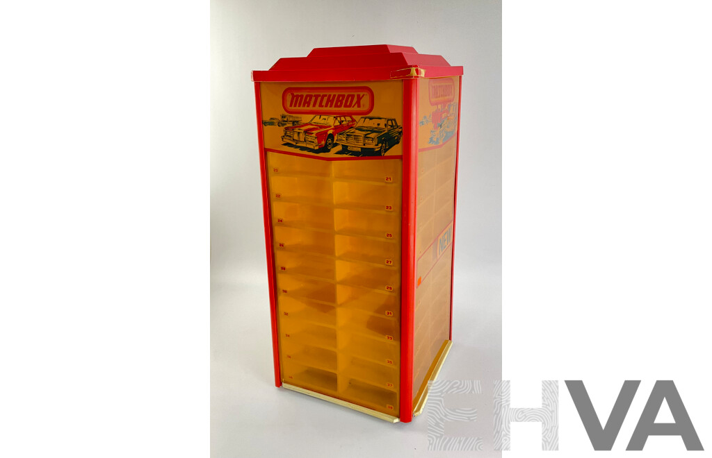 1980's Matchbox Retailers Revolving Display Case
