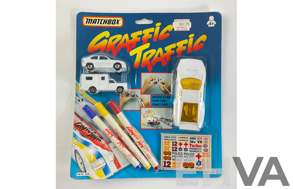 Early 1990’s Matchbox Graffic Traffic in Original Packaging GF-130