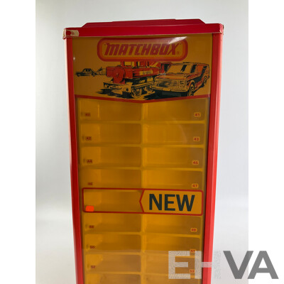 1980's Matchbox Retailers Revolving Display Case