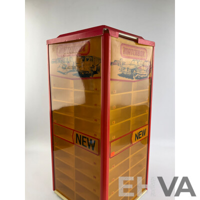 1980's Matchbox Retailers Revolving Display Case