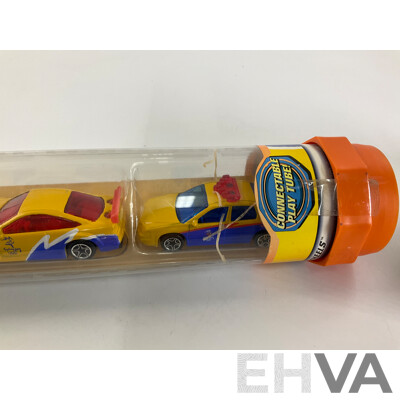 Matchbox Sydney 2000 Olympic Games Diecast Set with Collectors Model Bob Jane Pick Up, Ampol Tanker, Australian Airlines Bus, Smiths Chips Truck