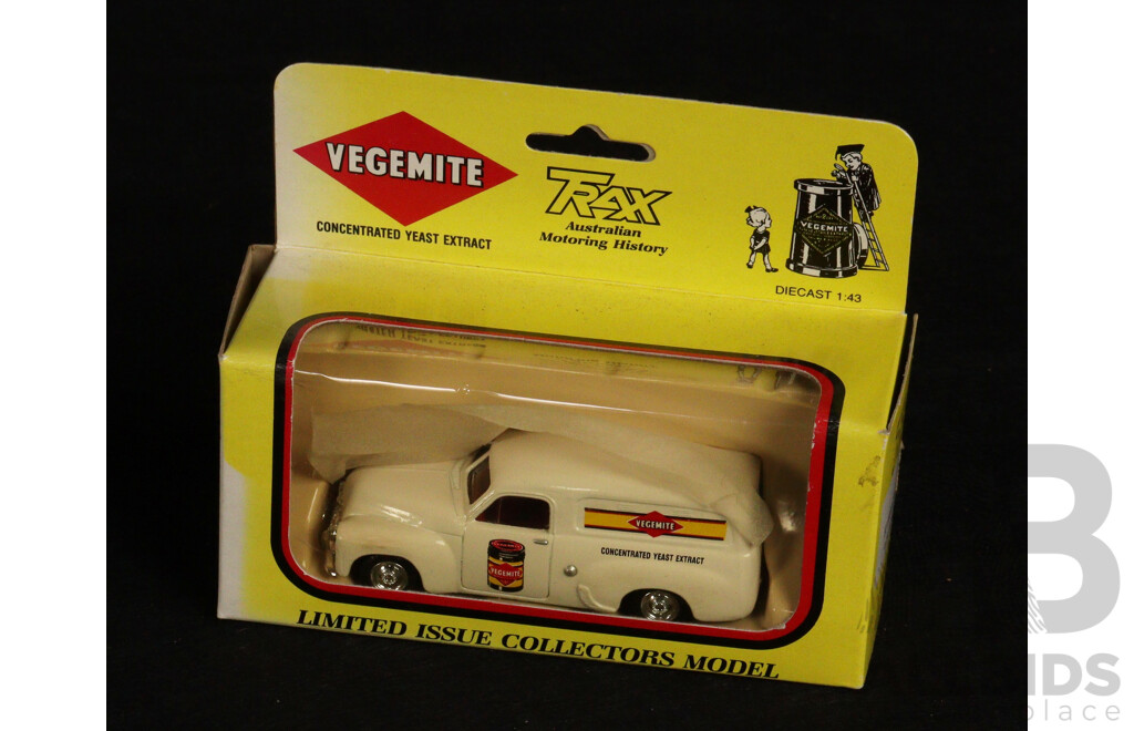 Vintage Trax Diecast Holden FJ Vegemite Panel Van 1:43 Scale