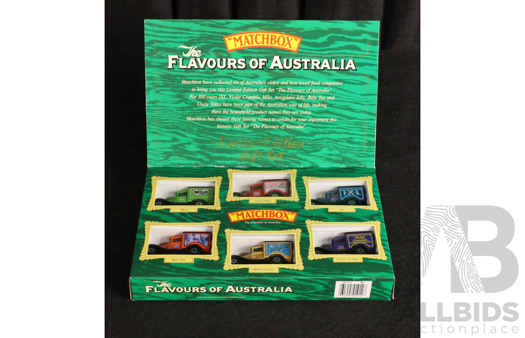 Vintage Matchbox Post Vehicles of the World, Flavours of Australia, Australian Vintage Collection with Coasters