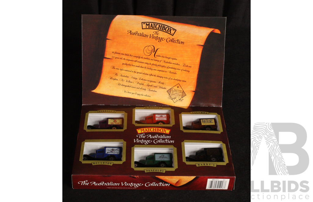 Vintage Matchbox Post Vehicles of the World, Flavours of Australia, Australian Vintage Collection with Coasters