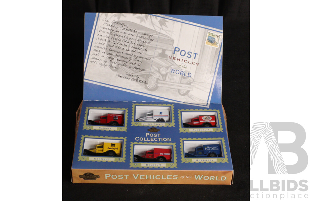 Vintage Matchbox Post Vehicles of the World, Flavours of Australia, Australian Vintage Collection with Coasters