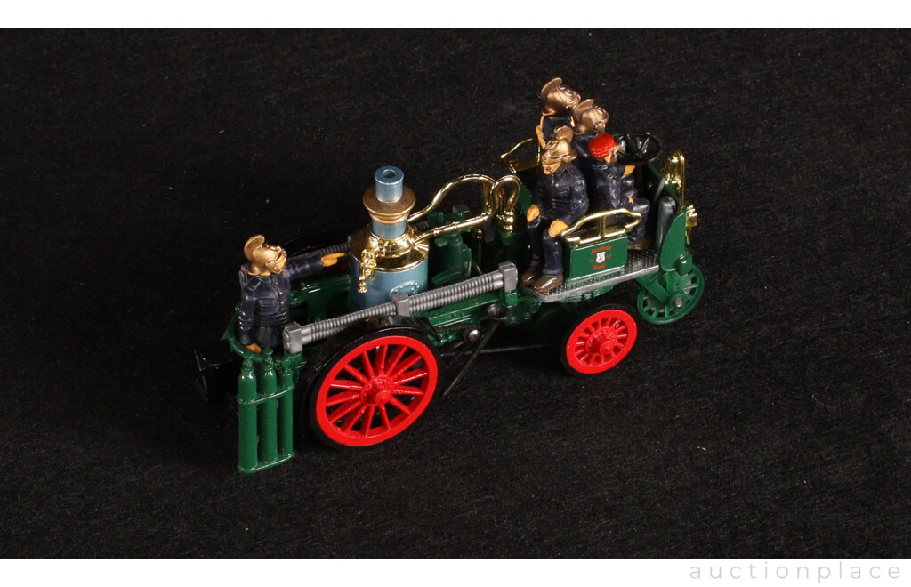 Vintage Matchbox Models of Yesteryear 1905 Fowler Showman's Engine(2) 1905 Busch Self Propelled Fire Engine
