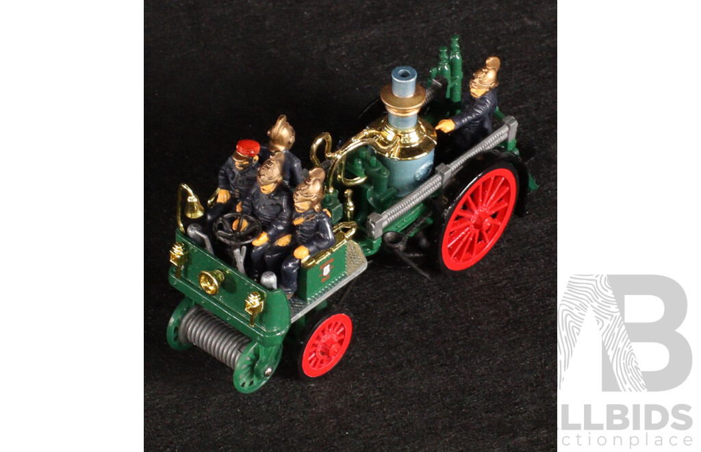 Vintage Matchbox Models of Yesteryear 1905 Fowler Showman's Engine(2) 1905 Busch Self Propelled Fire Engine