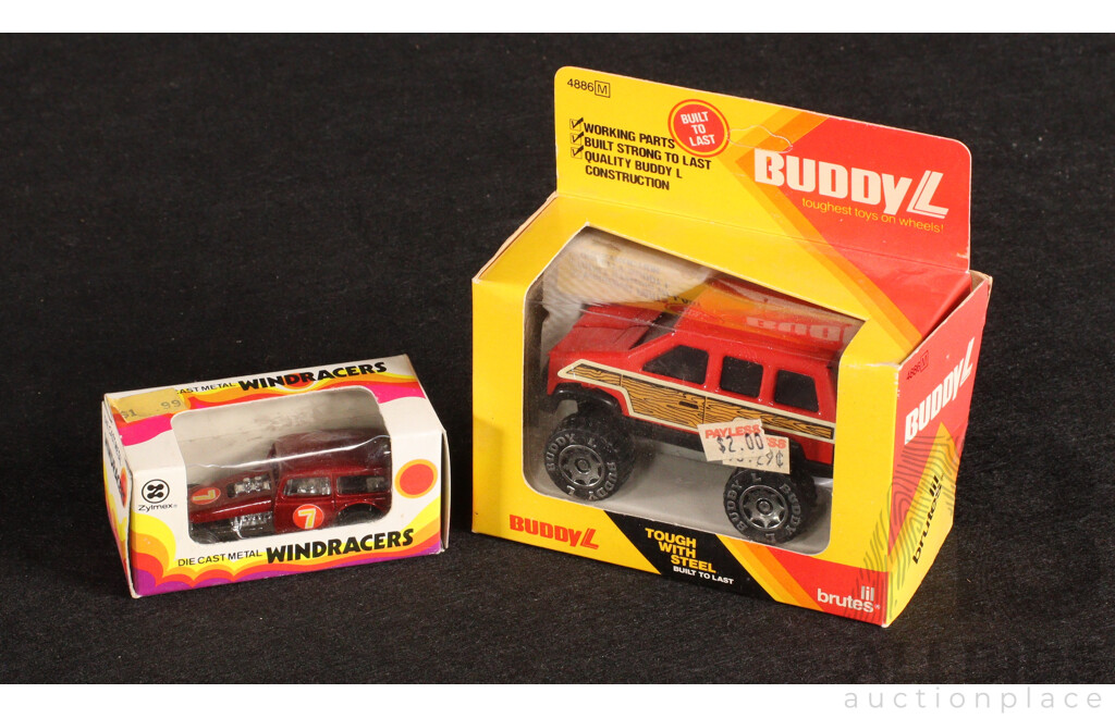 Vintage Diecast Aussie Big Rig, Buddy L Lil Brutes, Ertl John Deere Tractors, Zylmex Wind Racer