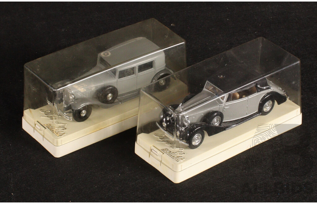 Vintage Solido Diecast Renault Reinastella and Rolls Royce Phantom