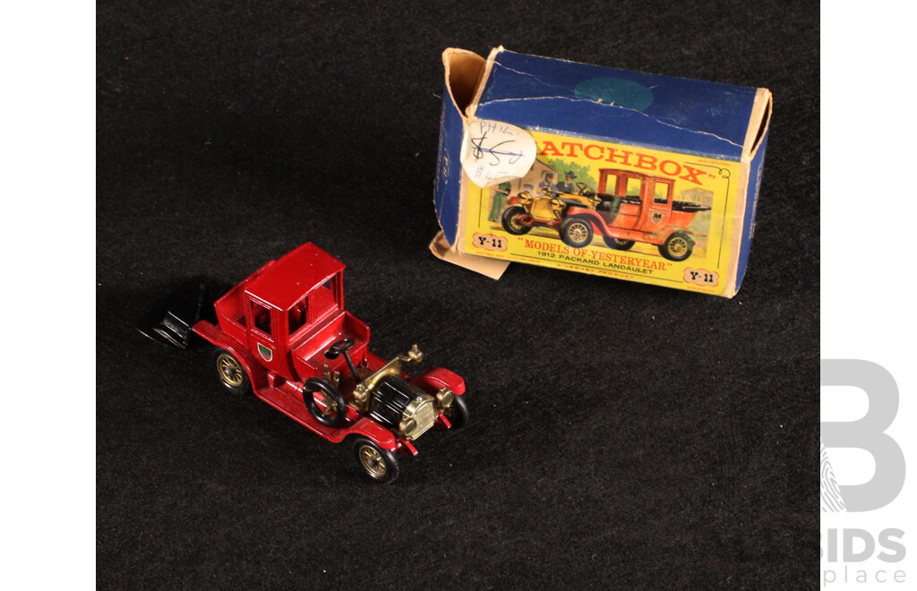 Collection of Matchbox 40th Anniversary Commemorative Pack, Flavours of Australia, 1912 Packard