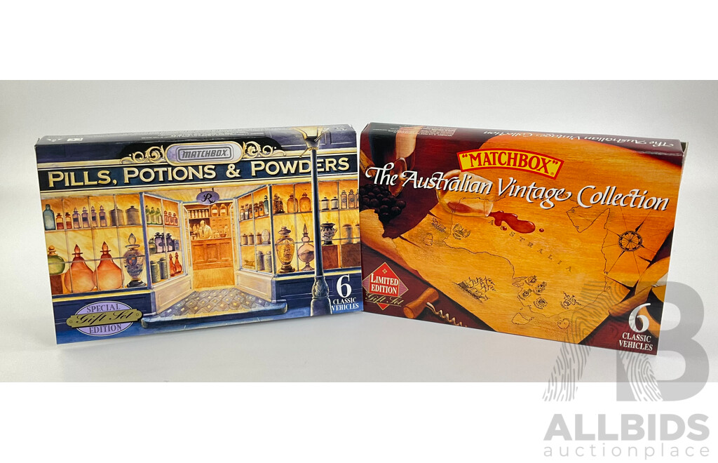 Vintage Matchbox Australian Vintage Collection and Pill, Potions and Powders
