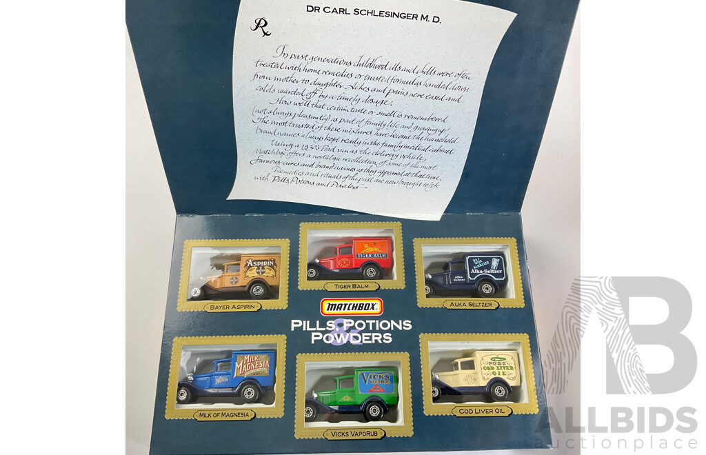 Vintage Matchbox Australian Vintage Collection and Pill, Potions and Powders