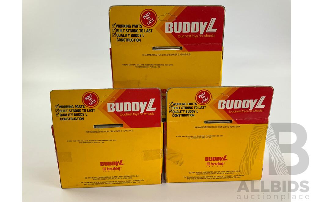 1980’s Buddy L Steel Lil Brutes Including Bulldozer Pepsi and Buddy L Pickups