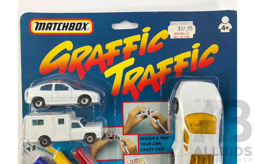 Early 1990’s Matchbox Graffic Traffic in Original Packaging GF-130