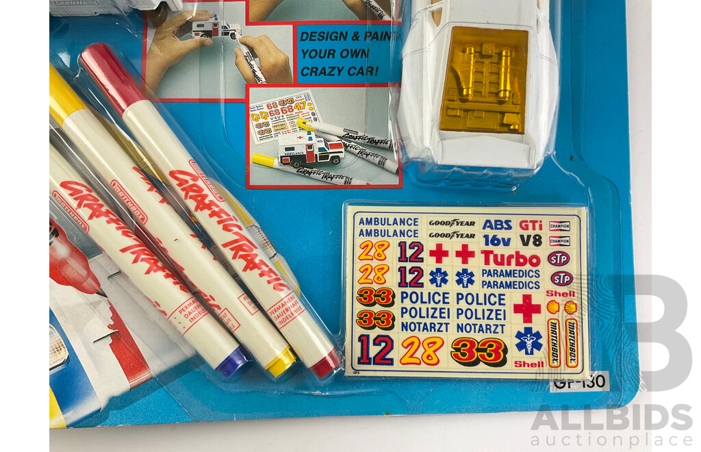 Early 1990’s Matchbox Graffic Traffic in Original Packaging GF-130