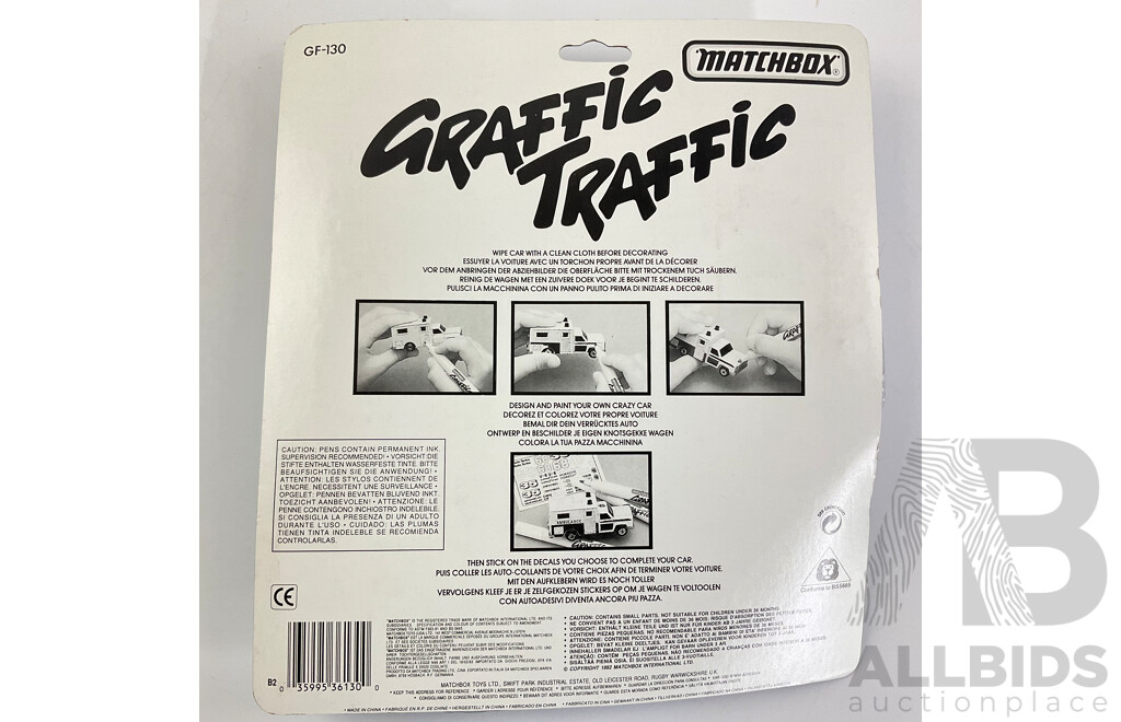 Early 1990’s Matchbox Graffic Traffic in Original Packaging GF-130
