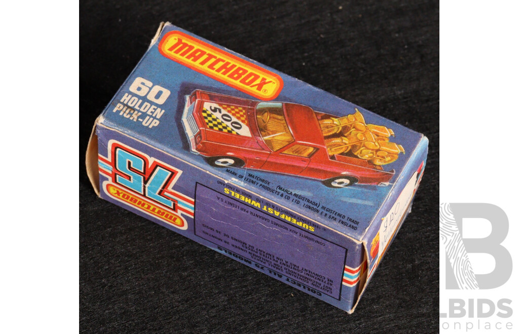Matchbox Diecast Super Fast Holden Pick Up