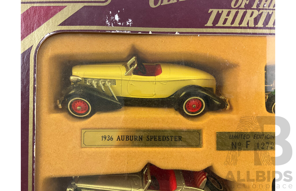 Vintage Matchbox Models of Yesteryear Classic Sports Cars of the Thirties Box Set