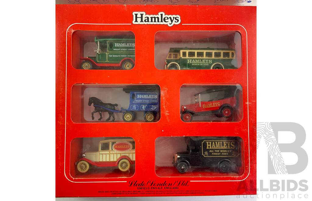 Vintage Lledo Models of Days Gone Hamleys Box Set, 1986 Commonwealth Games Box Set, Mathew Walker Plum Pudding Delivery Van