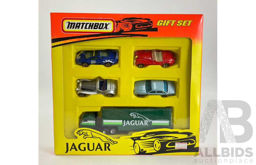 Vintage Boxed Matchbox Jaguar Gift Set