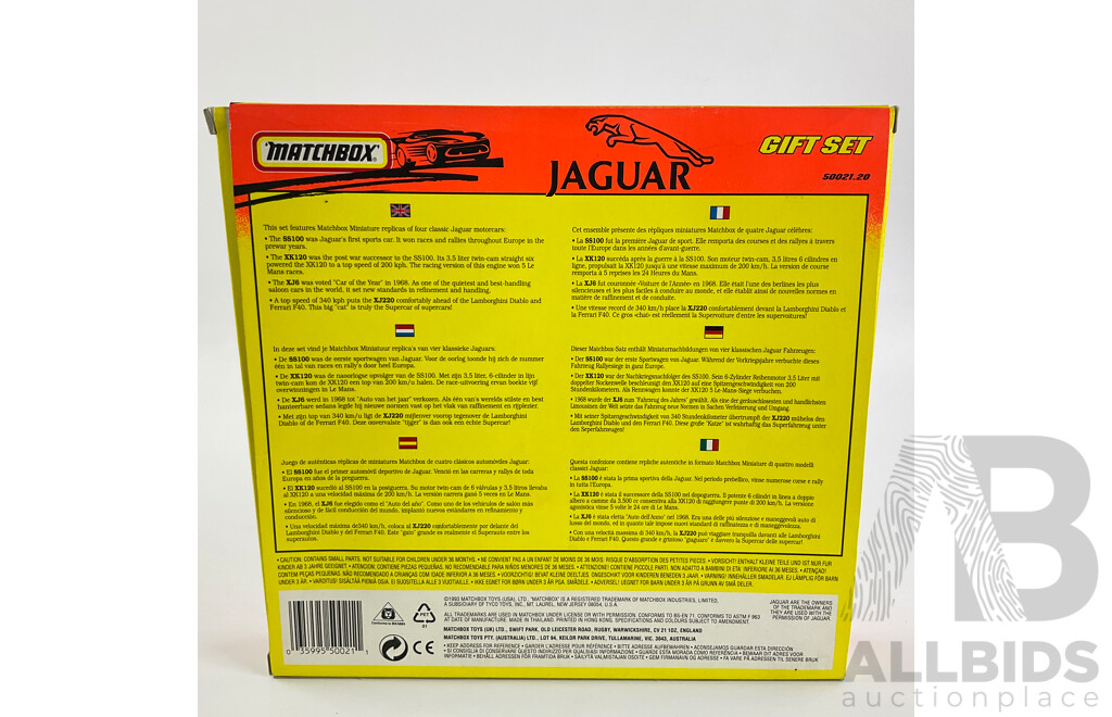 Vintage Boxed Matchbox Jaguar Gift Set