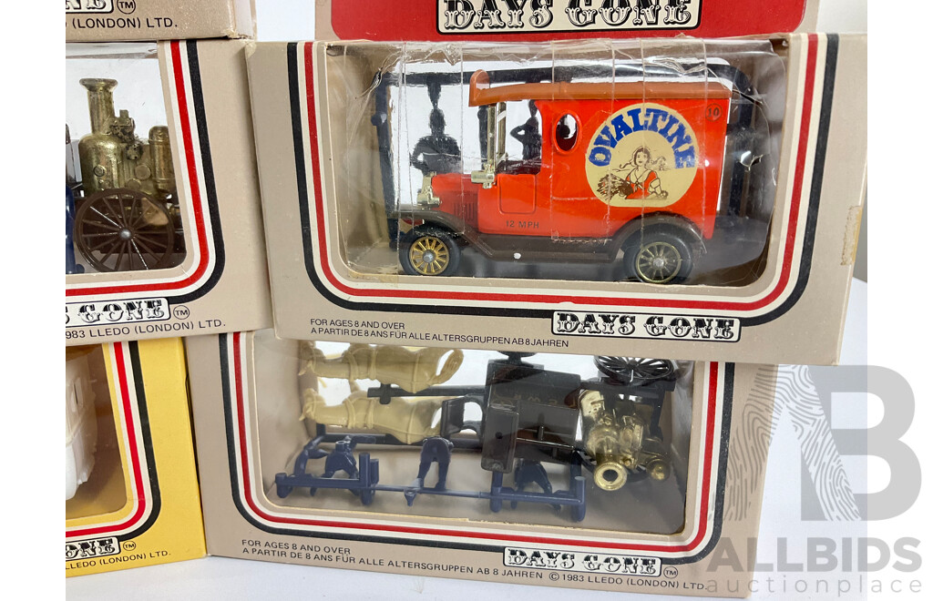 Vintage Lledo Days Gone Vehicles Including Trucks, Buses and Horse Drawn Vehicles
