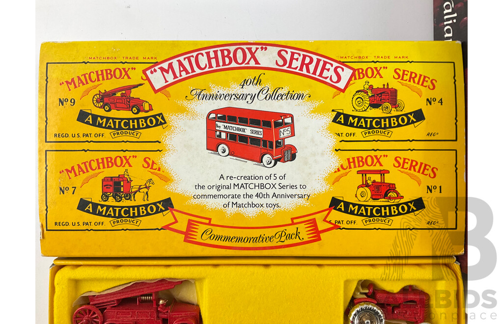 Matchbox 40th Anniversary Collection Commemorative Pack and Australian Vintage Collection Limited Edition Gift Set