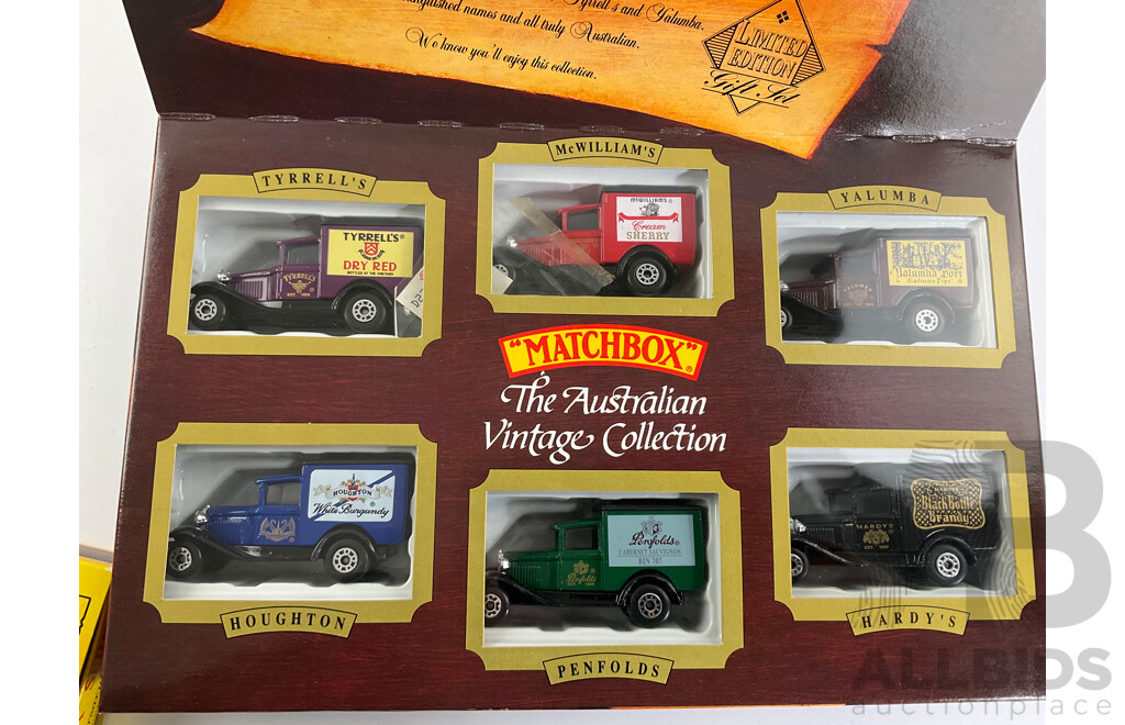 Matchbox 40th Anniversary Collection Commemorative Pack and Australian Vintage Collection Limited Edition Gift Set