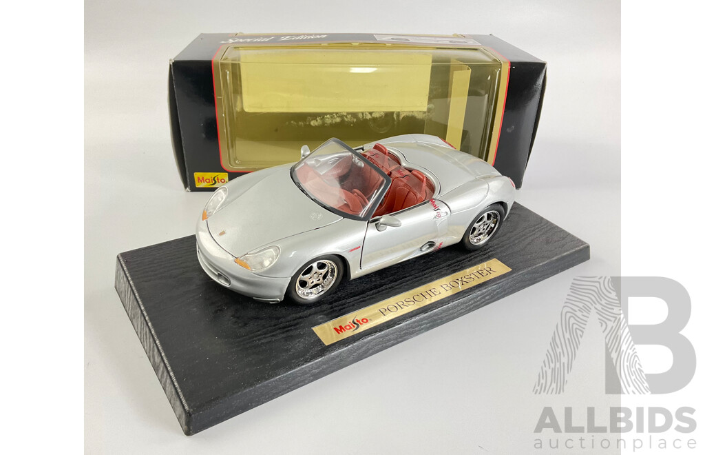 Maisto Diecast Special Edition Porsche Boxster - 1:18 Scale