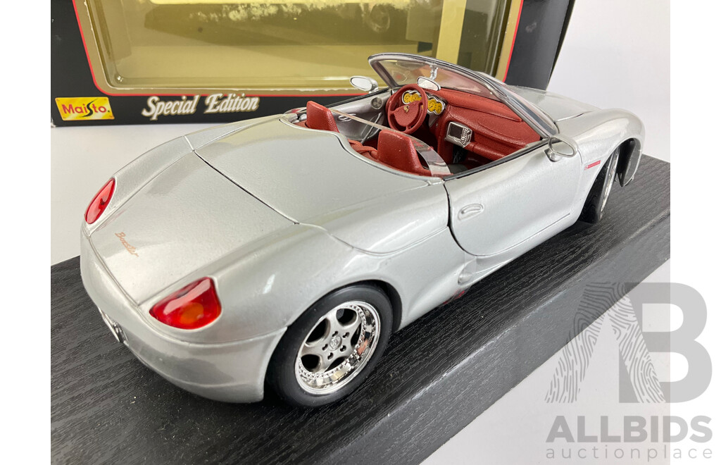 Maisto Diecast Special Edition Porsche Boxster - 1:18 Scale