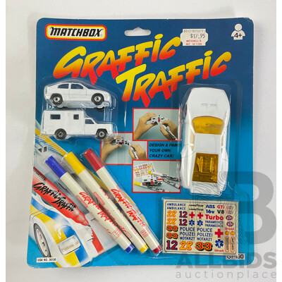 Early 1990’s Matchbox Graffic Traffic in Original Packaging GF-130