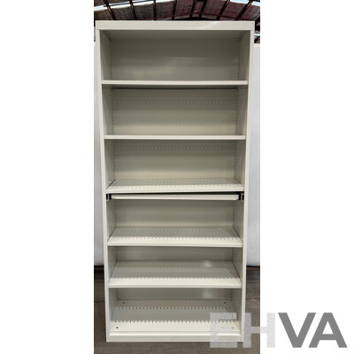 Beige Metal Storage Shelving