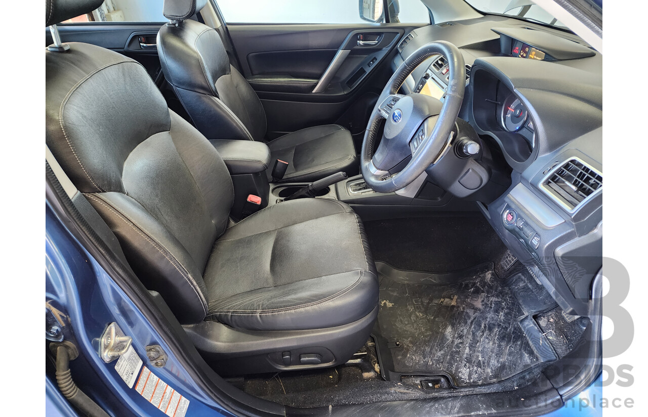 6/2015 Subaru Forester 2.0d-S MY15 4d Wagon Blue 2.0L