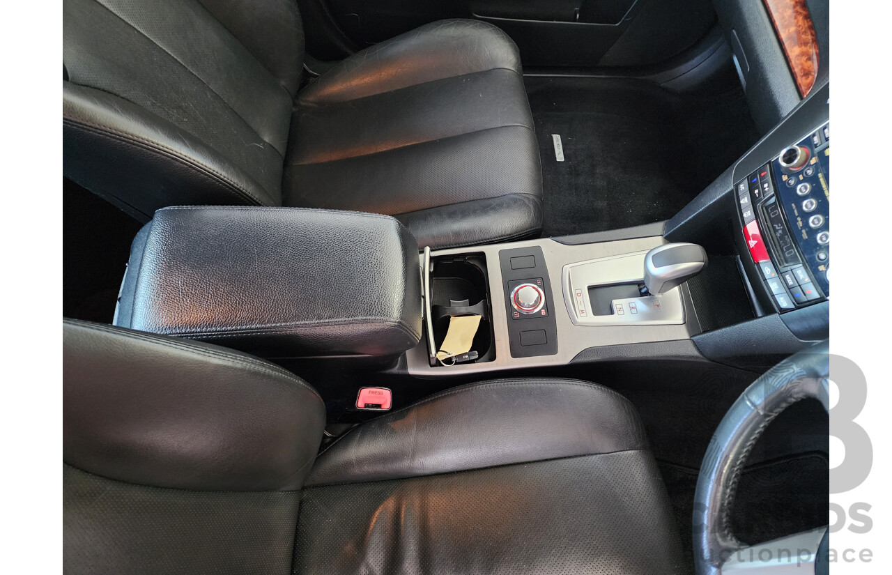 9/2009 Subaru Liberty 3.6R Premium (sat) MY10 4d Sedan White 3.6L