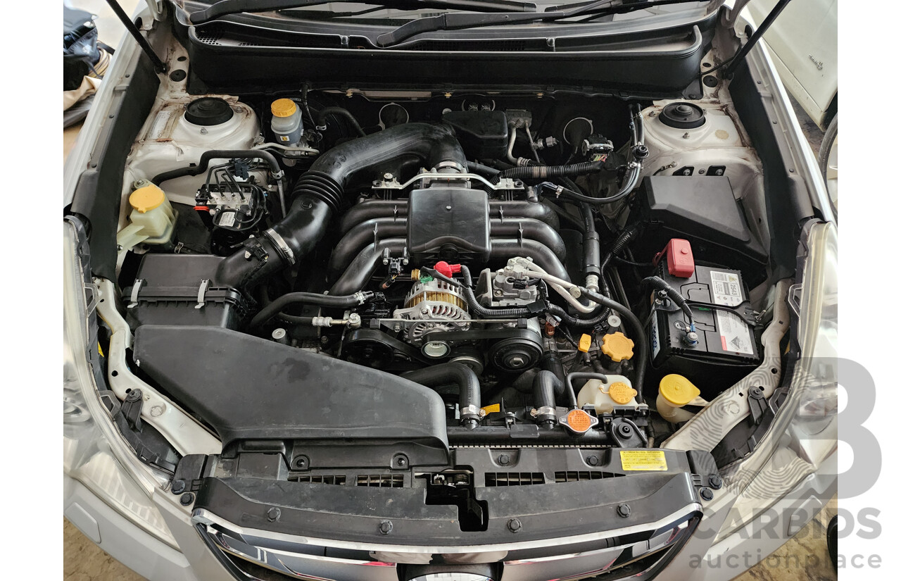 9/2009 Subaru Liberty 3.6R Premium (sat) MY10 4d Sedan White 3.6L
