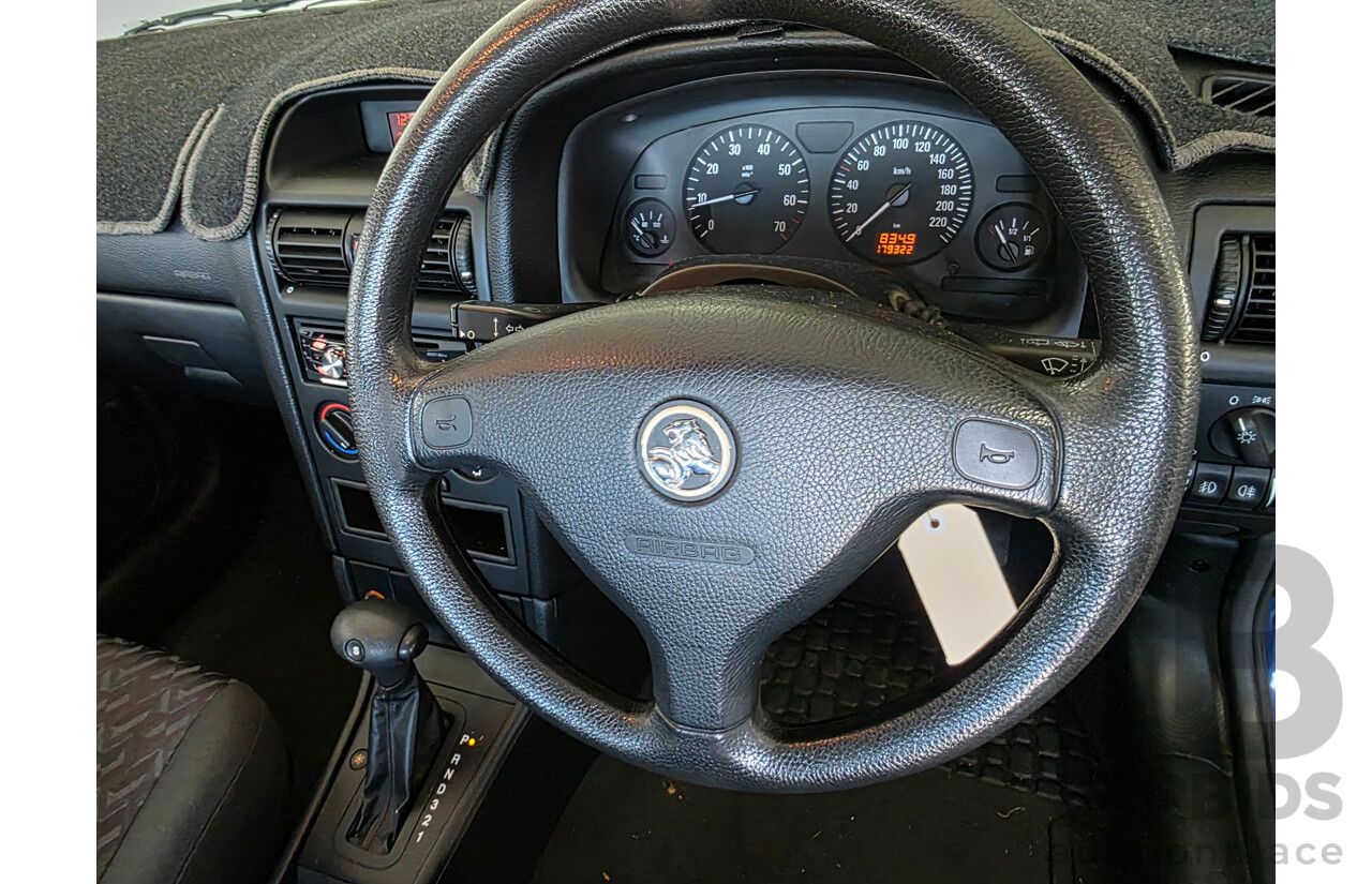 5/2002 Holden Astra Equipe TS 5d Hatchback Blue 1.8L