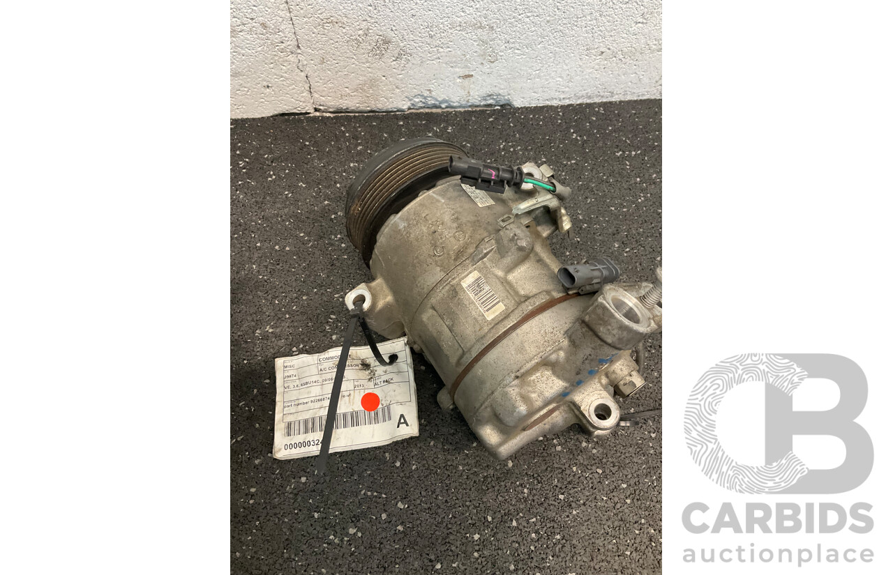 Commodore A/C Compressor (part No 92266874 Suit Ve-vf) - Lot of 2