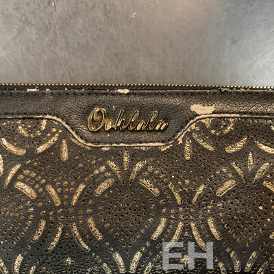 2x Snakeskin Purse & Dior Makeup Bag & Assorted Wallets - Lot of 6