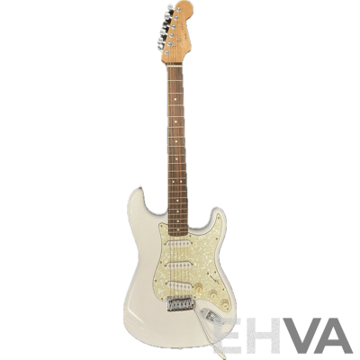 SQUIER by Fender Strat Electric Guitar in White Pearl