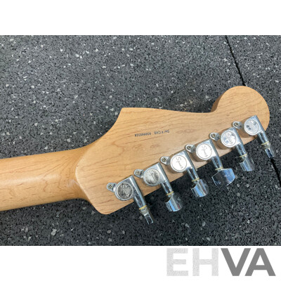 SQUIER by Fender Strat Electric Guitar in White Pearl