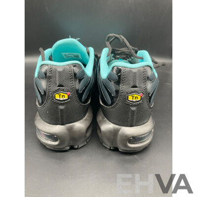 Air Max Plus Light Retro Aqua Fade Sneakers, Air Max Plus White Mens Sneakers - Both Branded NIKE - Lot of 2