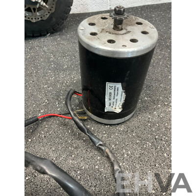 Electric Scooter and Spare Part Including Wheels, Batteries and More