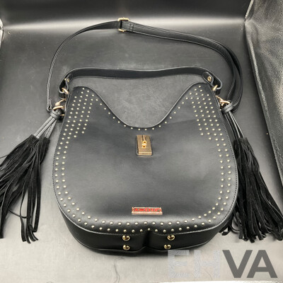 AMEISE Black Shoulder Bag & VERAMAY Handbag - Lot of 2
