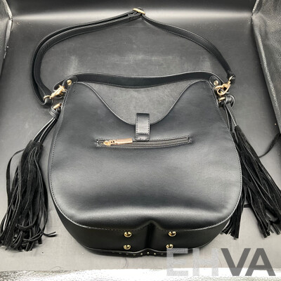 AMEISE Black Shoulder Bag & VERAMAY Handbag - Lot of 2